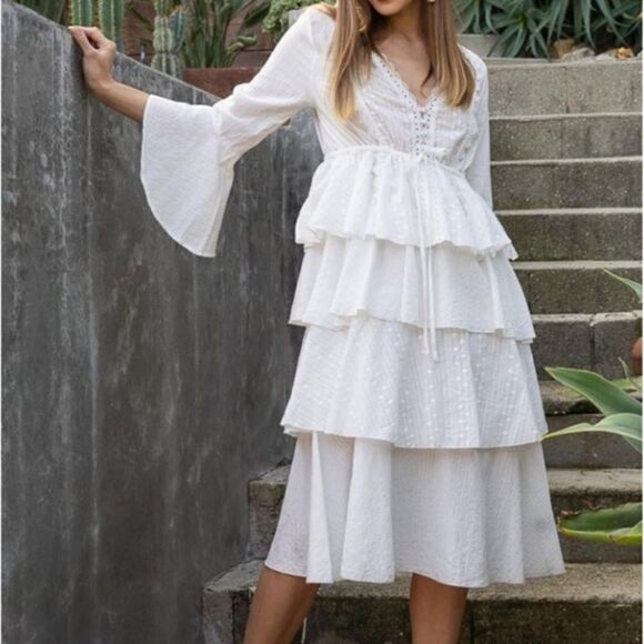 POL Ruffled  Dress‎ - Picture 1 of 14